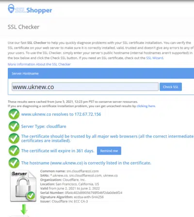 SSL 보안등급 확인 사이트 19 sslshopper ssl check